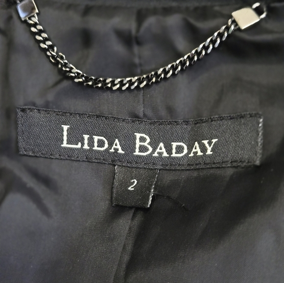 LIDA BADAY Designer Wool Tweed And Silk Jacket/ Blazer. Multicolour Knit. Size 2 - Picture 10 of 16